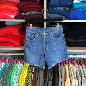 Levi's Blue Jean Shorts for Women